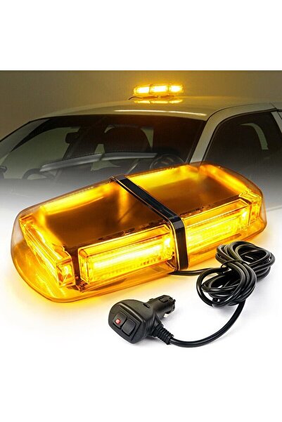Vivendo Girofar LED Galben 36 LED-uri Stroboscopic 12V/24V