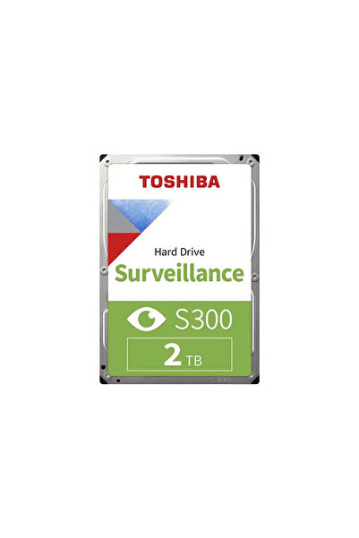Toshiba S300, HDWT720UZSVA, 3.5&amp;quot;, 2TB, 128Mb 5400 Rpm, 7/24 Güvenlik...