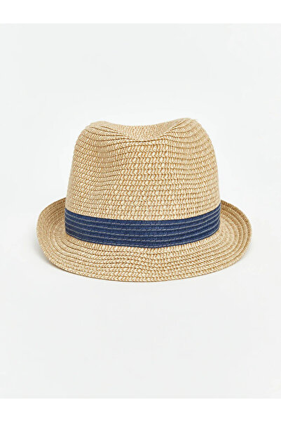 LC Waikiki Beige Baby Boy Straw Hat