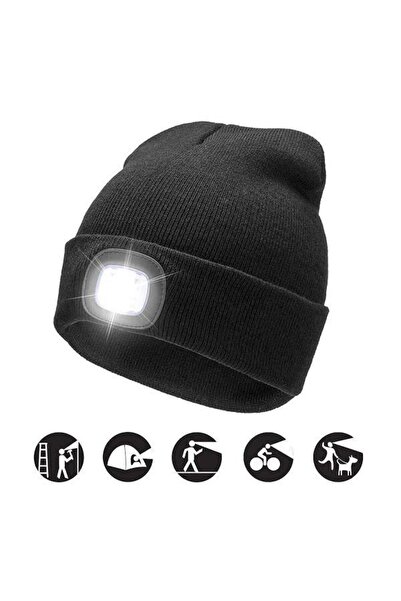 Vivendo Caciula unisex cu lanternă frontală, cu baterii