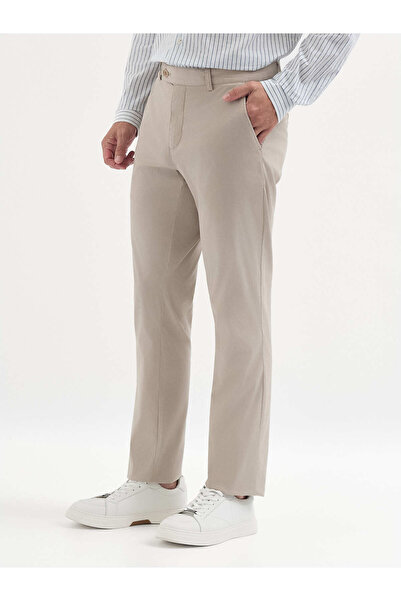 Karaca Bej Pamuklu 6 Drop Casual Pantolon