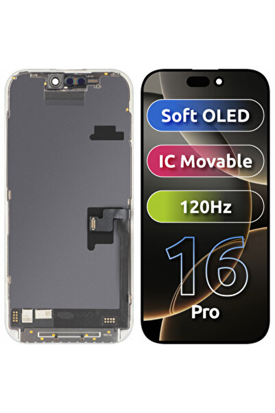 Mpelleconcept Display cu touchscreen MP compatibil cu Apple iPhone 16 Pro, cu...