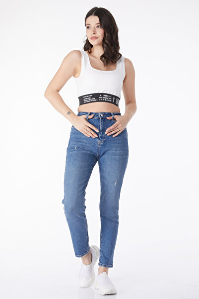 TOFİSA Laser Jeans Μπλε - 50002