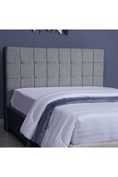PAN HOME هيرمونيا هيدبورد شانيل رمادي L-160: ارتفاع 125 سم