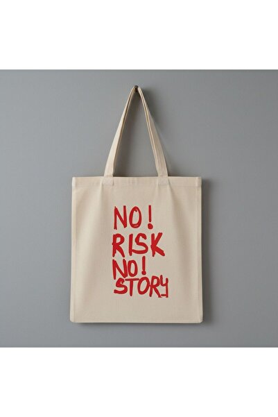 MAHZEN VI No! Risk No! Story" Cloth Bag