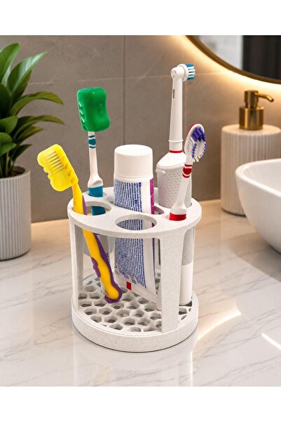 SONMEZSTORE BANYO DÜZENLEYİCİ, DİŞ MACUNU-DİŞ FIRÇASI STANDI, ALT TEMİZLİK TA...