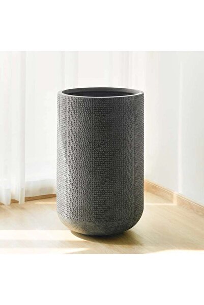 PAN HOME Sian Polyresin Planter 50x50x79cm - Grey