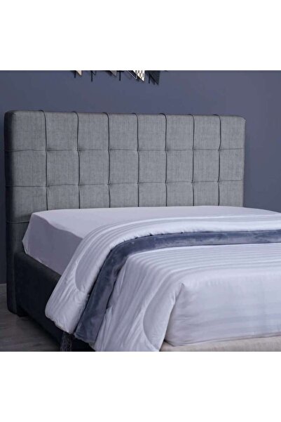 PAN HOME هيرمونيا هيدبورد شانيل رمادي L-140: ارتفاع 125 سم