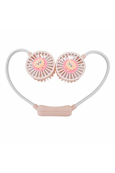 Naimeed Company Ventilator, cu baterie, Naimeed D5870, USB, Roz, 60x600x40mm