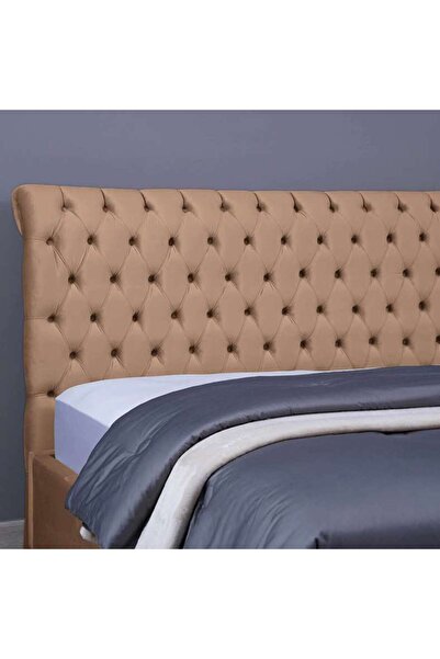 PAN HOME AURORA HEADBOARD VELVET GOLD L-180 : H-125 CM