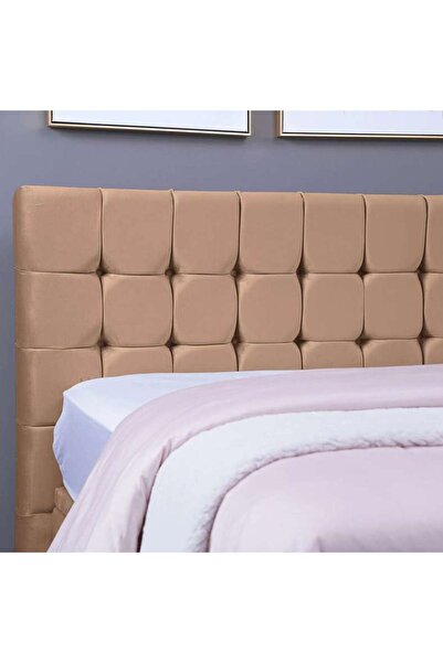 PAN HOME VISTA HEADBOARD VELVET GOLD L-160 : H-125 CM