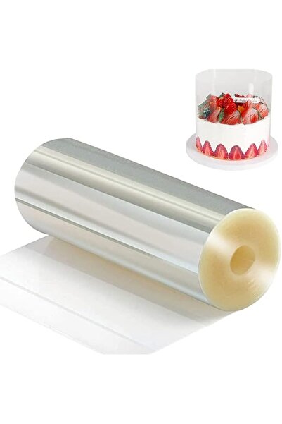 The Bros Cake Collars 16cm x 10m Clear Acetate Strips Transparent Acetate Rol...