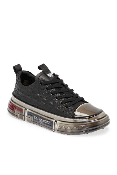Tergan Siyah Vegan Erkek Sneaker - E26I1AY57582-O3C