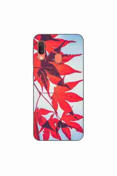 OEM Husa compatibila cu Samsung Galaxy A20e Silicon Gel Tpu Model Frunze de t...