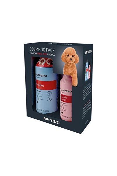 Artero Kızıl Poodle Köpekler İçin Renk Arttırıcı Profesyonel Kozmetik Bakım Seti