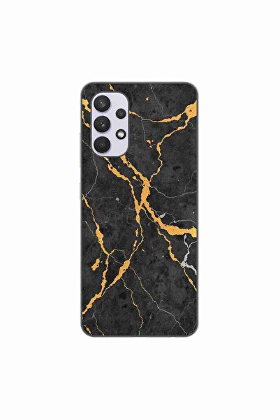 OEM Husa compatibila cu Samsung Galaxy A32 4G Silicon Gel Tpu Model Noir Gold...