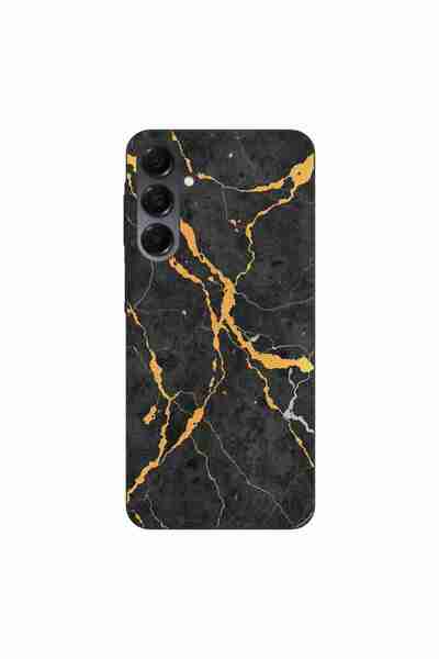 OEM Husa compatibila cu Samsung Galaxy A16 Silicon Gel Tpu Model Noir Gold Ma...