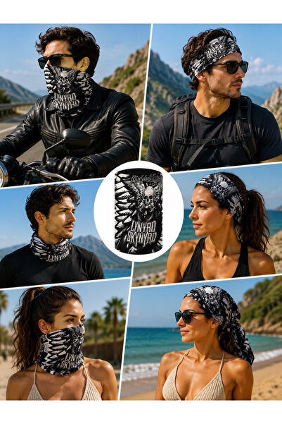 Bandana Unisex Buff Neck Gaiter Πολυλειτουργική μάσκα προσώπου για εξωτερικού...
