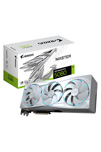 Gigabyte AORUS GeForce RTX 5080 MASTER ICE 16GB GDDR7 PCIe 5.0 Placă video