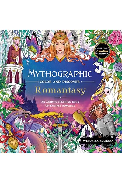 Castle Point Books Mythographic Color and Discover: Romantasy: An Artist's Co...