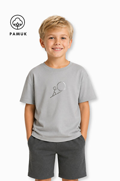 difa kids Bicycle Printed Casual Short Sleeve Summer Boys' T-Shirt
