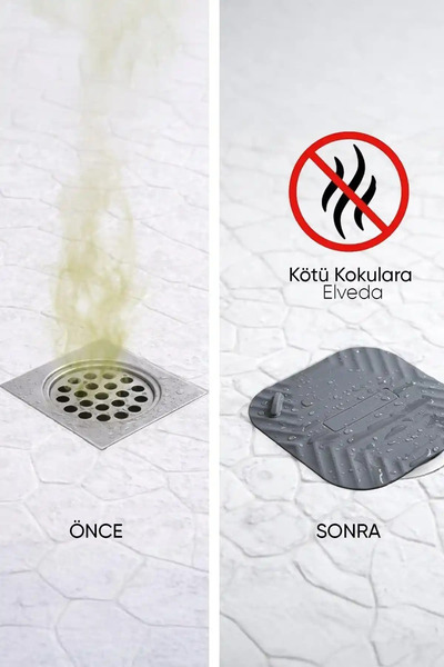 Ercazzo Silikon Gider Kapağı Lavabo ve Yer Süzgeci Koku Önleyici Kapak Kaymaz Gider Kapatıcı Banyo, Mutfak ve Balkon Uyumlu