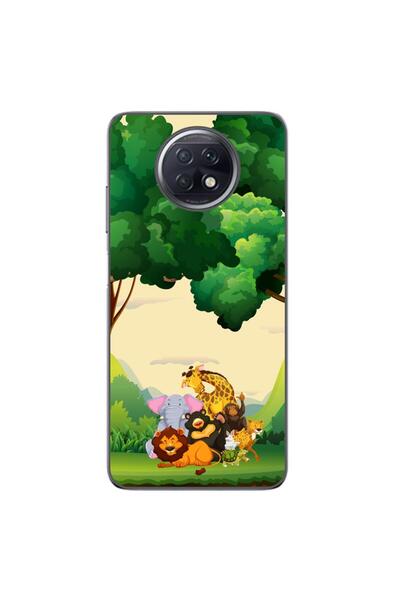 OEM Θήκη συμβατή με Xiaomi Redmi Note 9T από σιλικόνη gel TPU με σχέδιο ζώων ...
