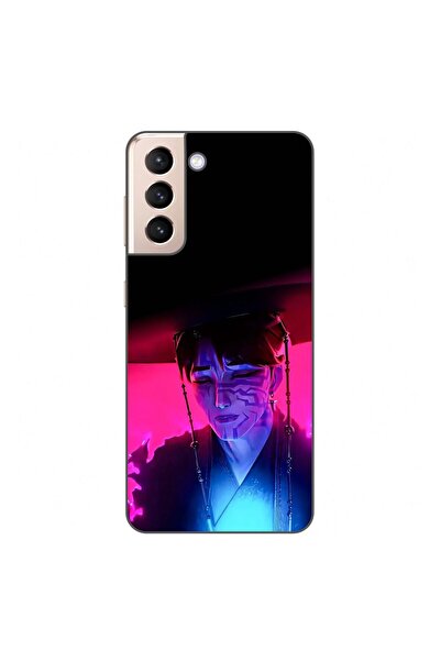 OEM Husa compatibila cu Samsung Galaxy S21 Silicon Gel Tpu Model KPop Demon H...