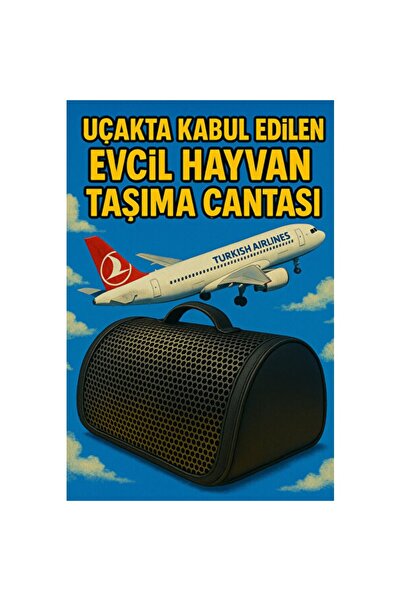 Empressco Kedi Köpek Taşıma Çantası | Kabin Boy | Uçak Onaylı | 10 Kg | 40x30...