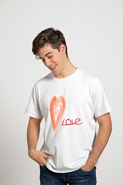 iLovePrints Μπλούζα Valentine Ζωγραφισμένη Καρδιά