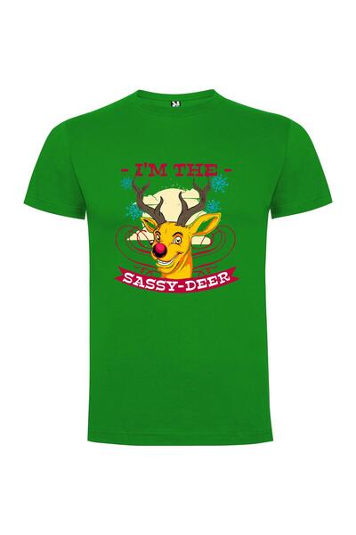 iLovePrints Sassy Rudolph Deer Tee Tshirt