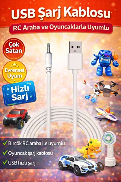 misan USB Oyuncak Şarj Kablosu – RC Araba, Drone, Robot ve Uzaktan Kumandalı ...