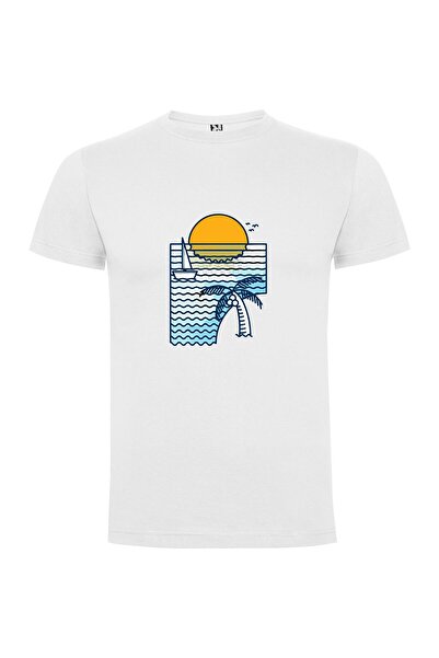 iLovePrints Ocean Sunset Voyage Tshirt
