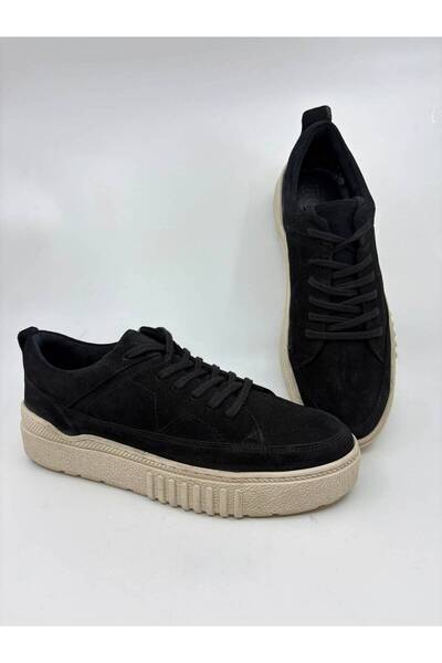 Papuccu Black Men's Leather Shoes