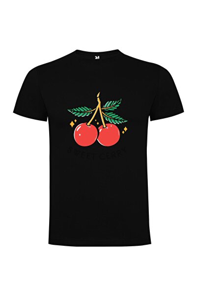 iLovePrints Cherry Cheeky Logo Tshirt