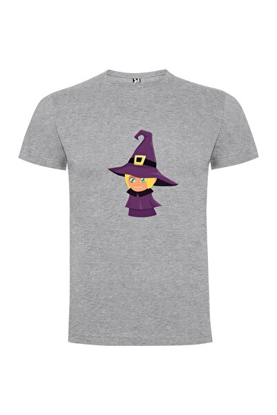 iLovePrints Purple Witch Girl Magic Tshirt