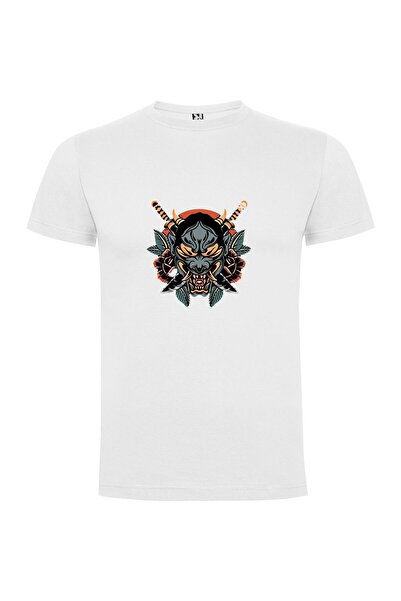 iLovePrints Oni Samurai Mask Tshirt