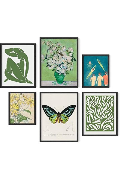 ESSESORIES Green Famous Paintings Artist Vintage Flower Matisse Aesthetic Pos...