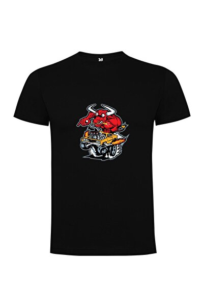 iLovePrints Bull Bull Monster Truck Tshirt