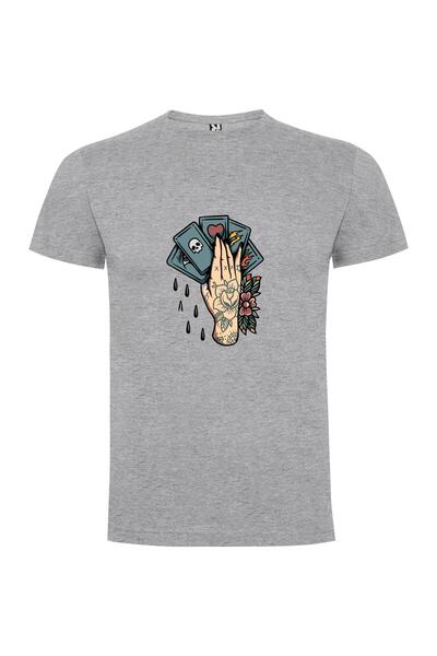 iLovePrints Card Hand Ink Art Tshirt