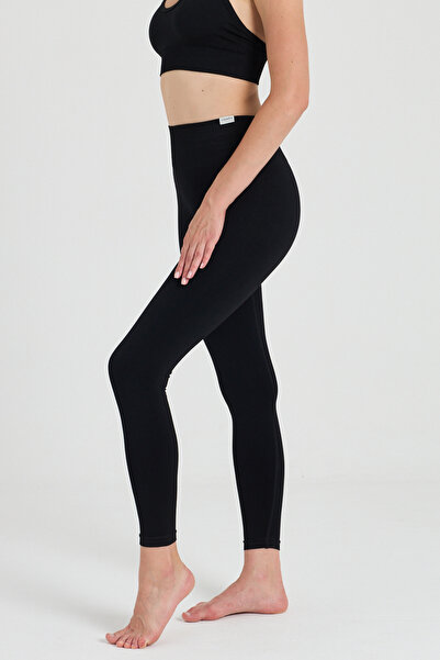 CLOSSHE Kadın Yüksek Bel Push Up Toparlayıcı Dikişsiz Seamless Spor Taytı Yog...