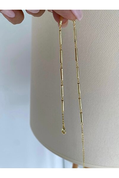 Bade Jewelry Fd Gold Boru Design Elegant Non-Tarnish Steel Anklet