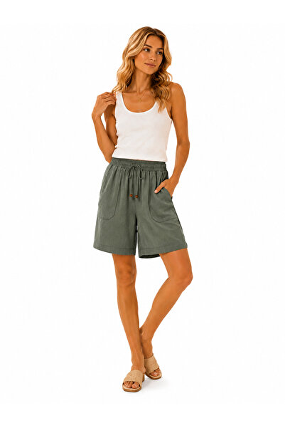duygu altıntaş Premium Women's Linen Shorts – Comfortable Fit, Summer Luxury ...