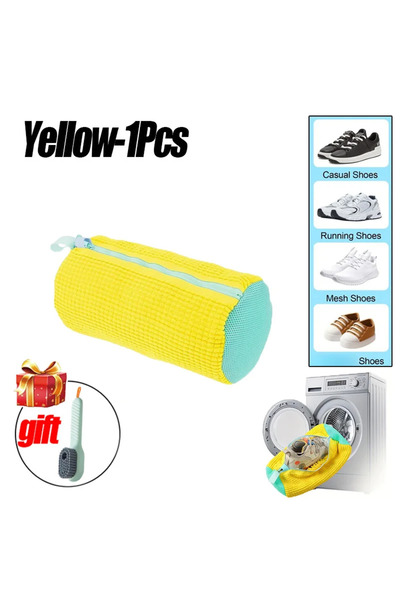 Choice10 1PCS-yellow-gift Laundry Bags Shoe Washing Machine Bag-with Zipper L...