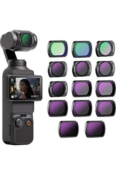 NEEWER Magnetic ND & CPL and Effect Filter Set for DJI Osmo Pocket 3, 14 Pack