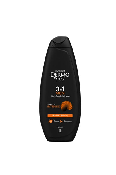 Dermomed Gel de dus Men Total & Intense 3in1, 450 ml