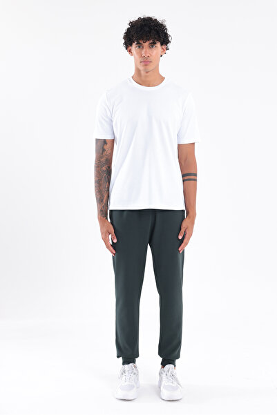 Rowinger Modal Blend Soft Textured Men's Jogger Sweatpants with Contrast Pipi...