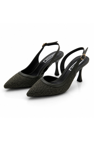 PATRON SHOES Women's Pointed Toe Heeled Shoes – Elegant Design with Adjustabl...
