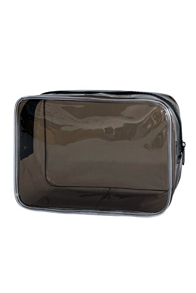 Choice5 Black Colorful Transparent Cosmetic Bag Women Makeup Bag PVC Jelly Wa...