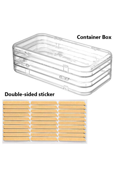 Choice Clear 3-Fold Press On Nails Storage Box, Dustproof Cover Nail Art Orga...